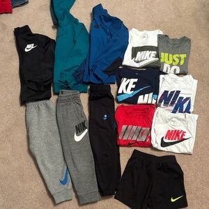 Bundle of boys, Nike track suits and T-shirts